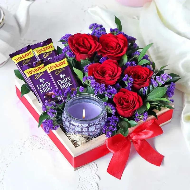 Aromatic Roses Hamper