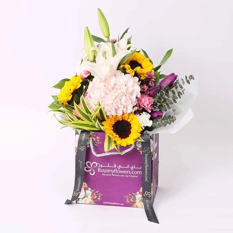 Charming Mix Flowers Bag