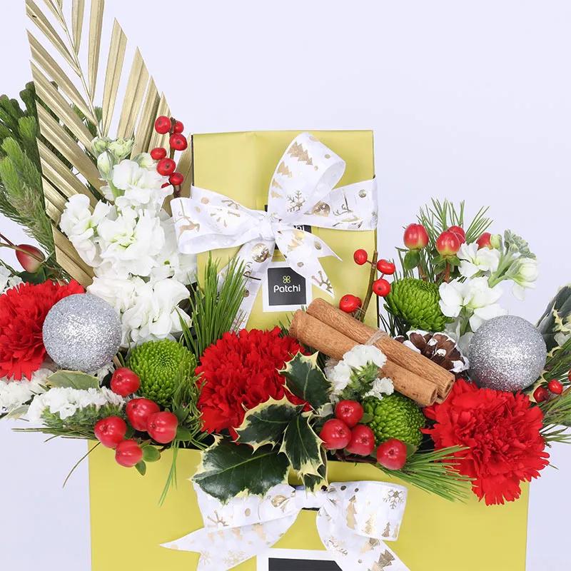 Christmas Celebration Flower Patchi Arrangement