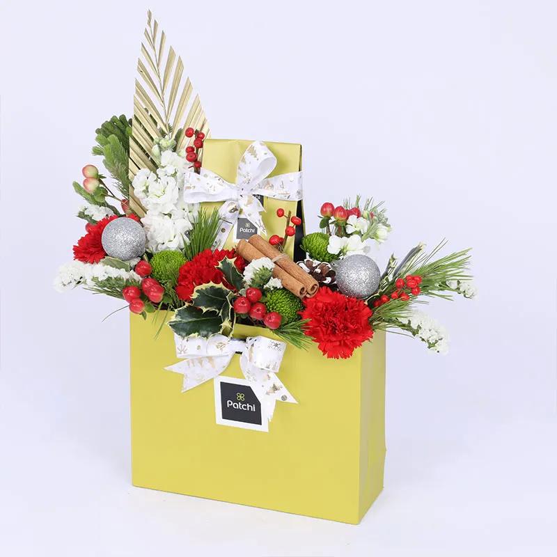 Christmas Celebration Flower Patchi Arrangement