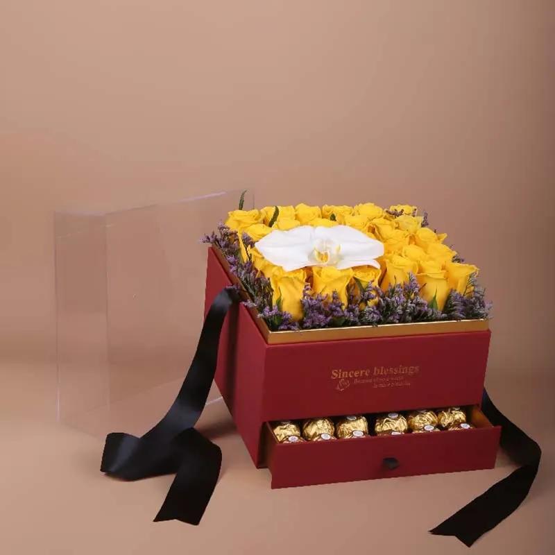 Happiness Galore Yellow Roses In Box