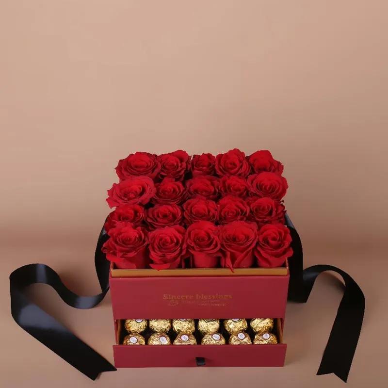 Intense Romance Red Roses Box