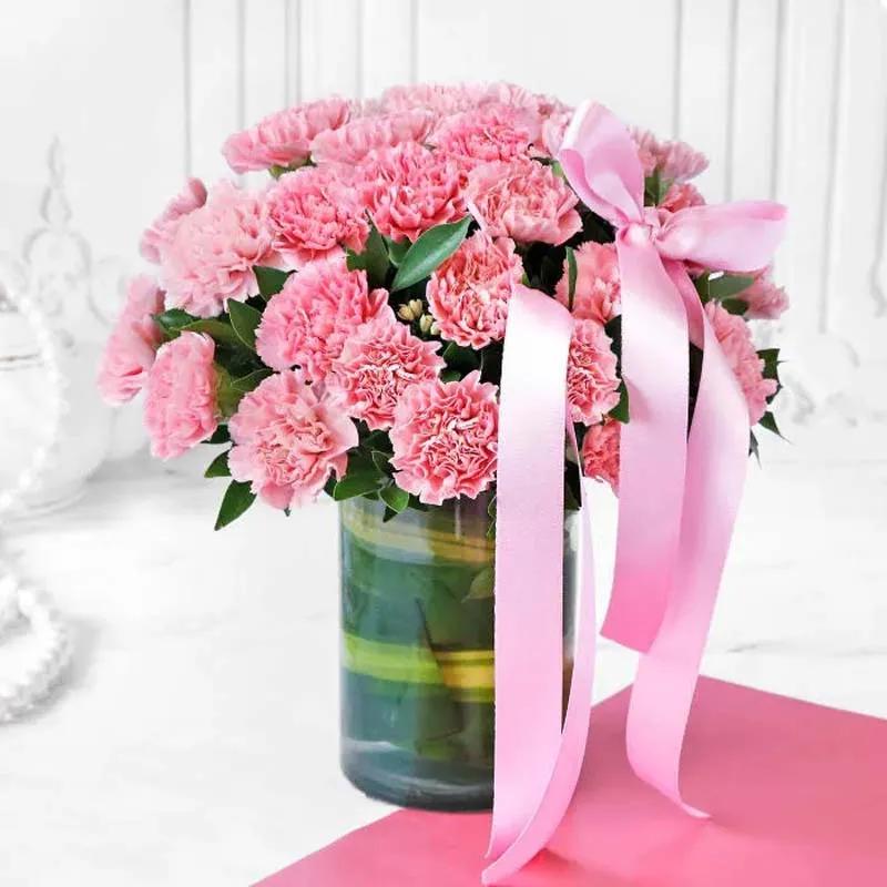 Pink Carnation Arrangement