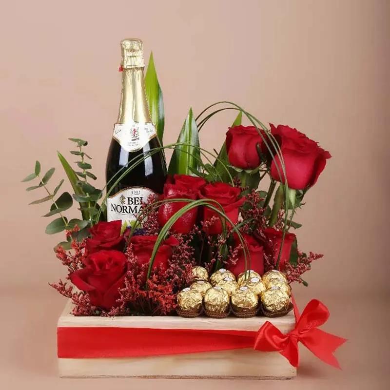 Sparkling Flower Hamper