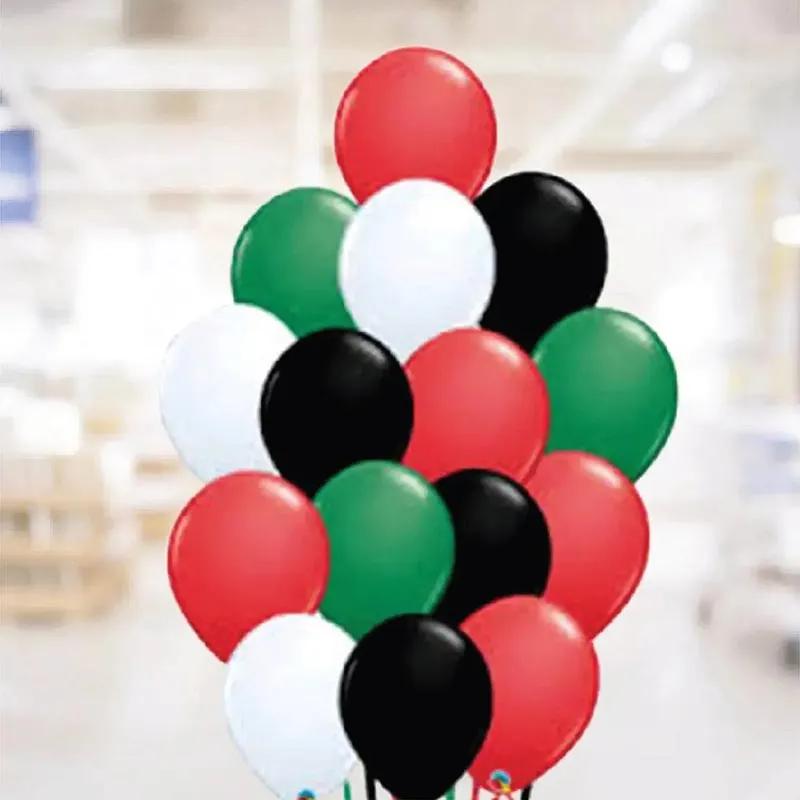 UAE Flag Colour Helium Balloons 20 Pcs